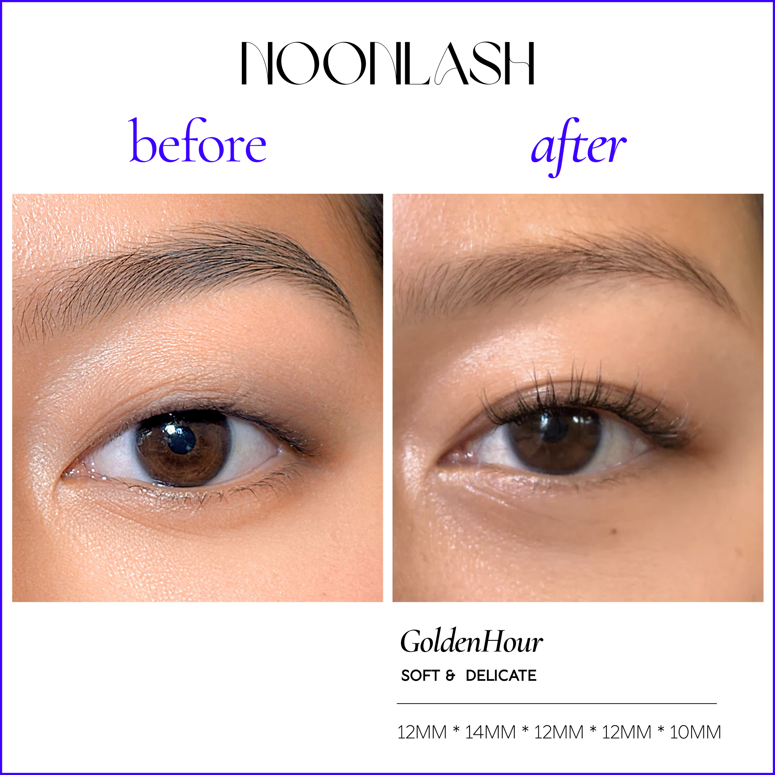 GOLDEN HOUR Silk Lashes, Soft & Natural