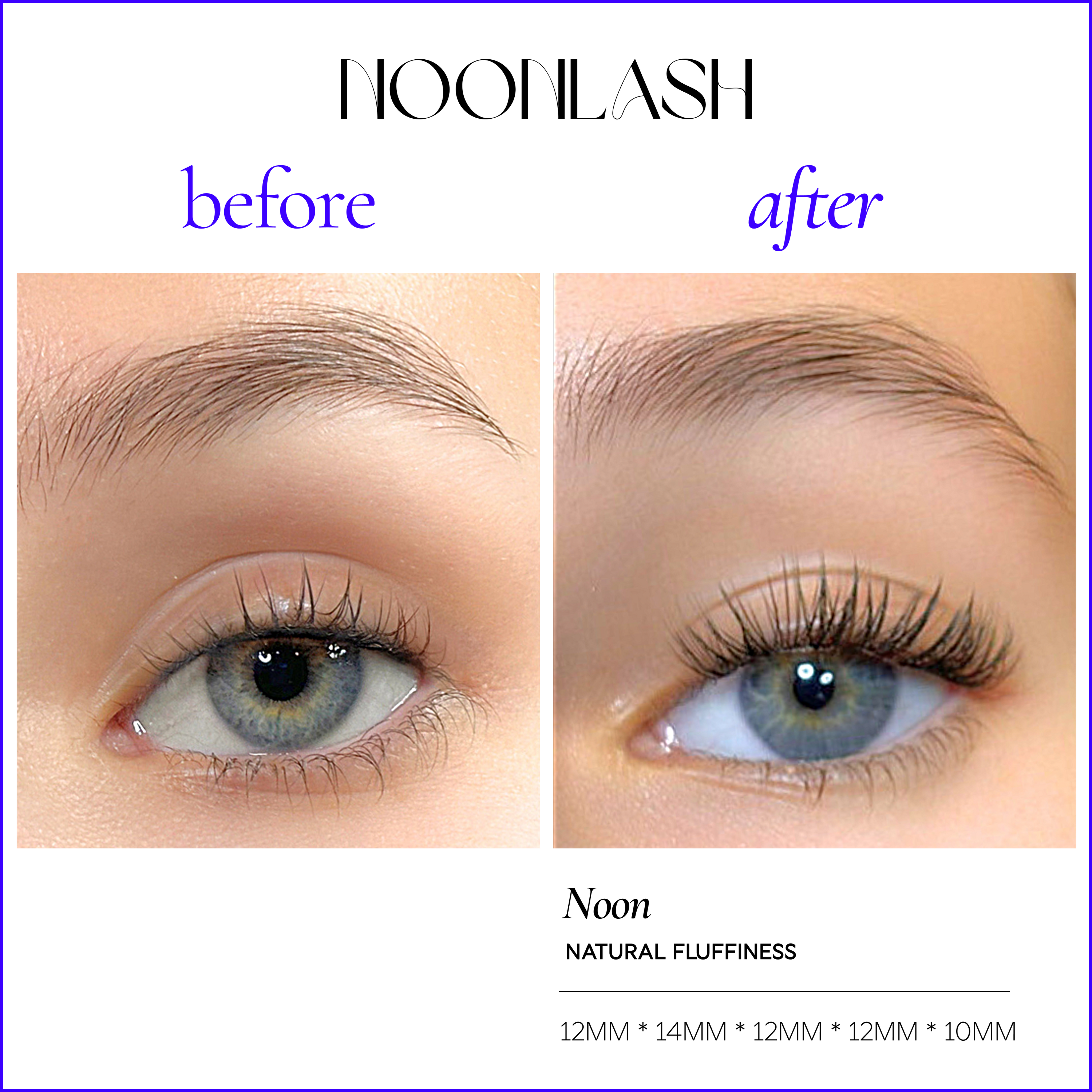 NOON Silk Lashes, Natural Fluffiness