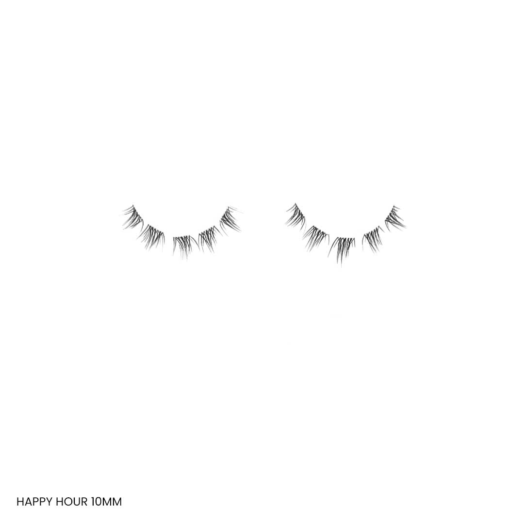 HAPPY HOUR Silk Lashes, Multi-Layered Multi-Length