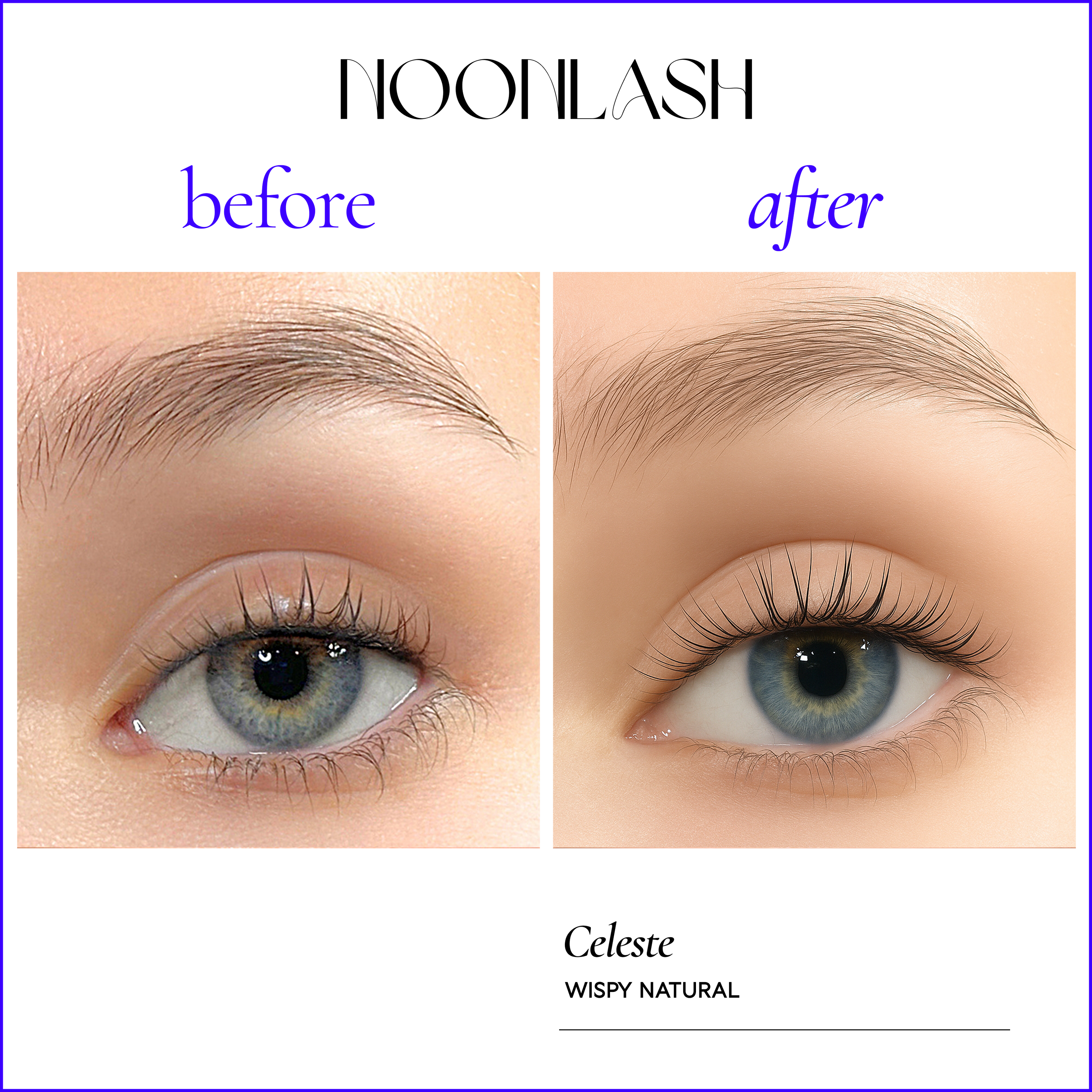 CELESTE Silk Hybrid Lashes, Natural Wispiness
