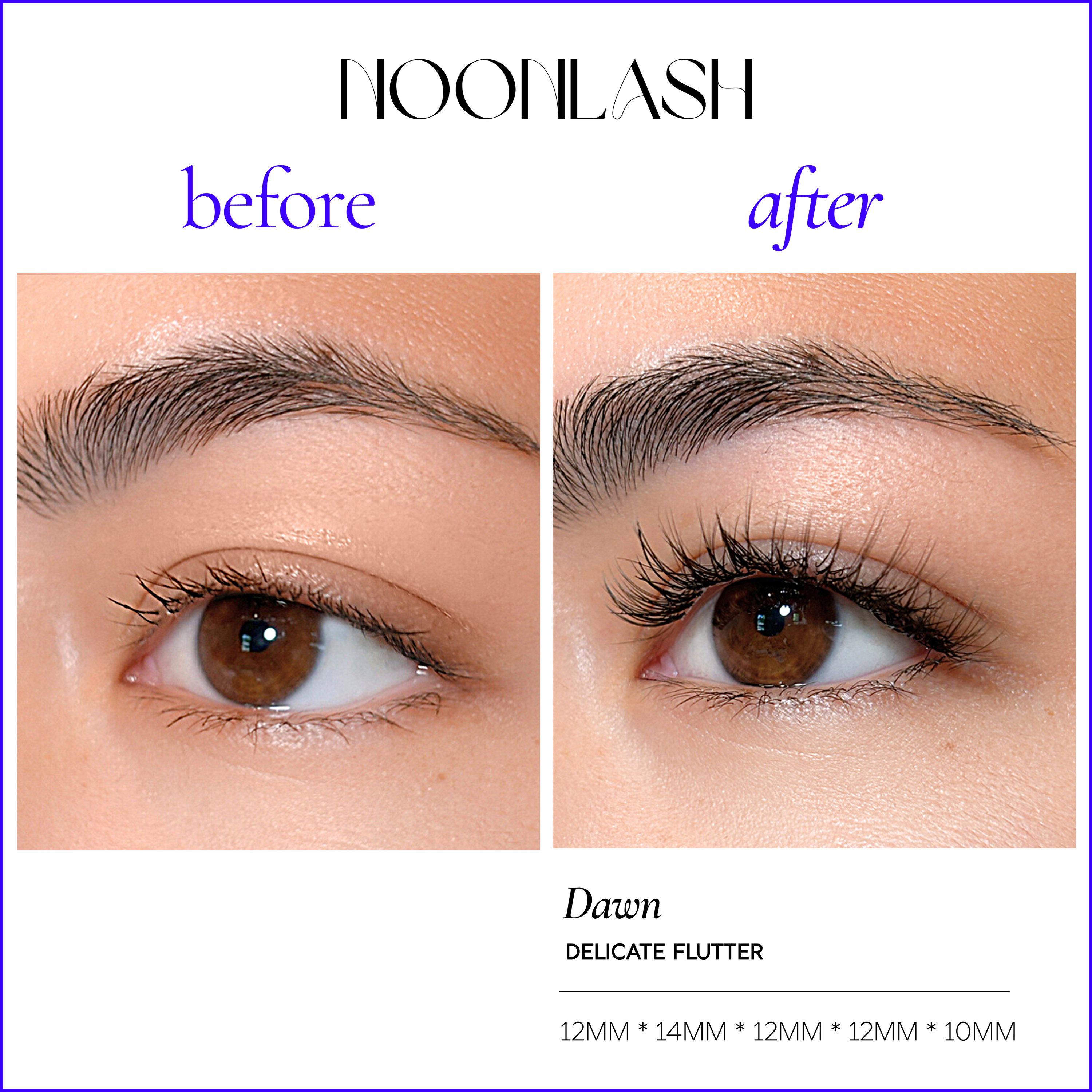 DAWN Silk Lashes, Natural Wispiness