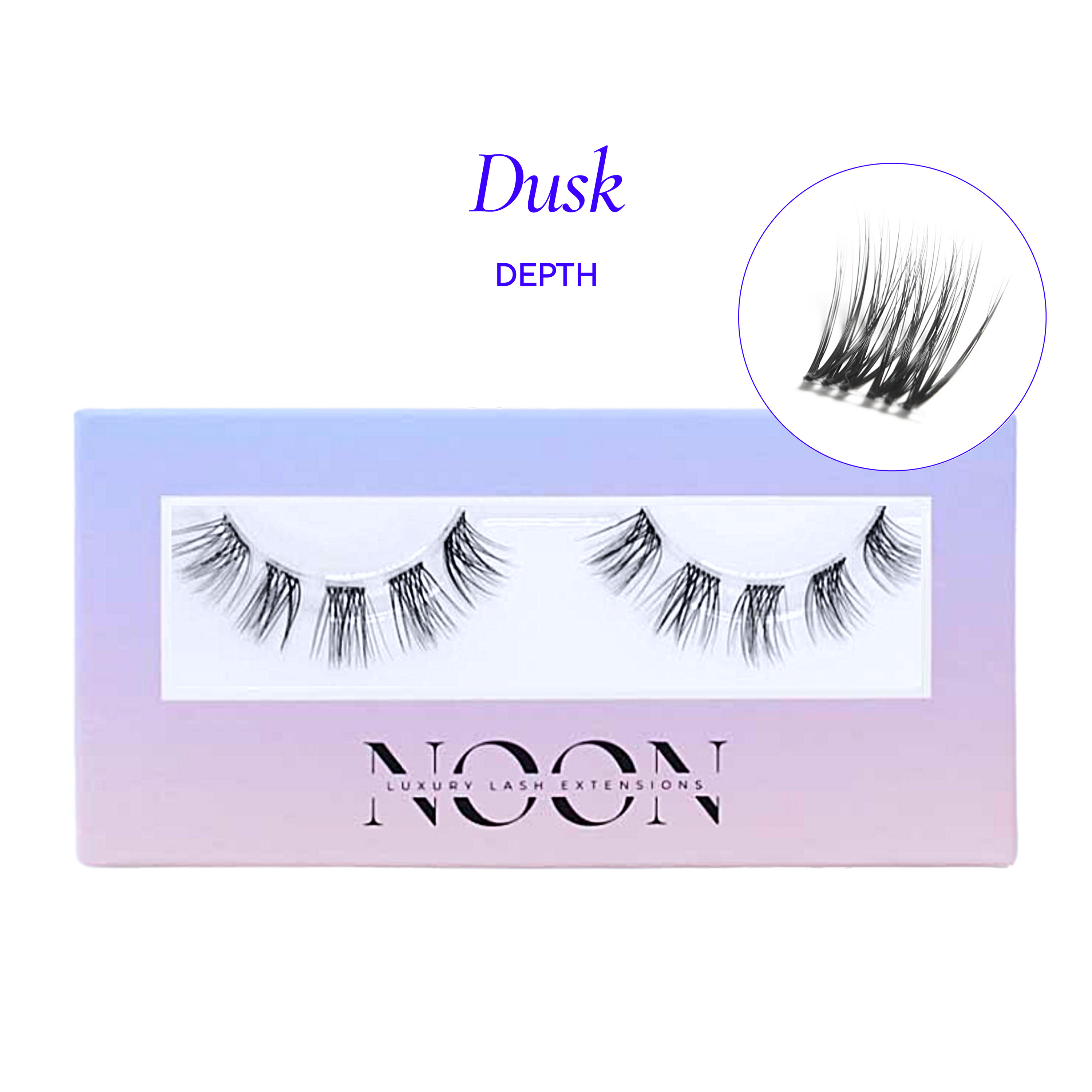 DUSK Silk Lashes, Wispy Volume