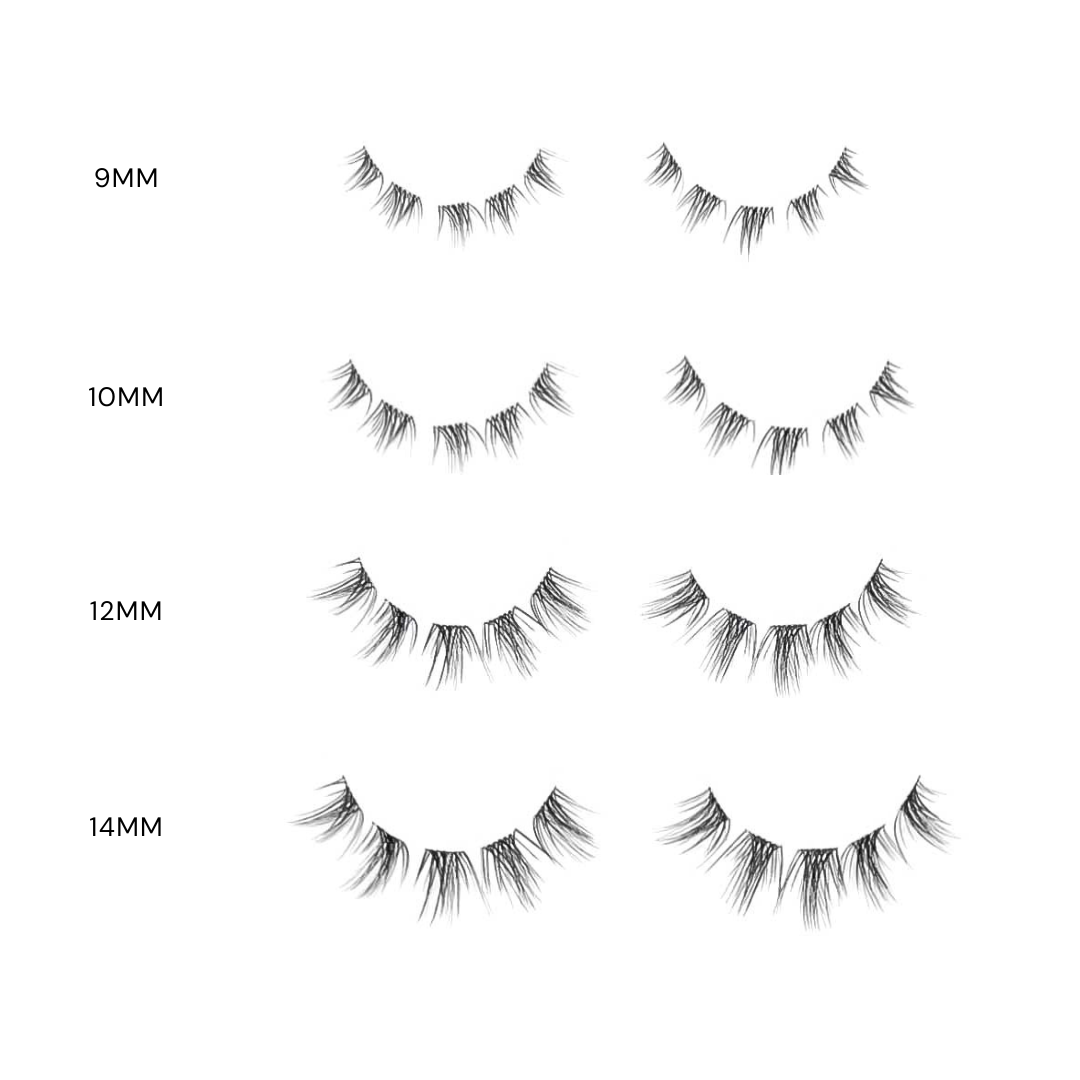 HAPPY HOUR Silk Lashes, Multi-Layered Multi-Length